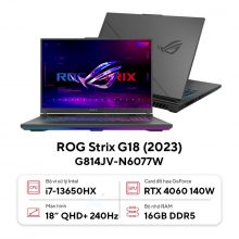 Laptop Asus ROG Strix G18 G814JV-N6077W