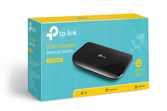 Switch TP-Link 8Ports TL- SG1008D
