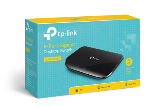 Unmanaged Pure-Gigabit Switch TP-Link TL-SG1005D