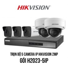 Trọn bộ 5 camera IP Hikvision 2MP giá rẻ [H2023-5IP]
