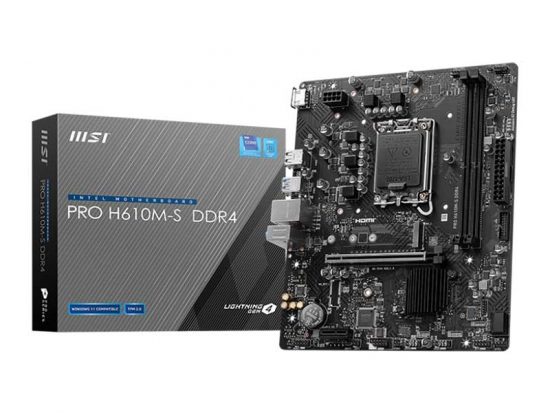 Mainboard MSI PRO H610M-S DDR4 (Intel H610/LGA1700/mATX)