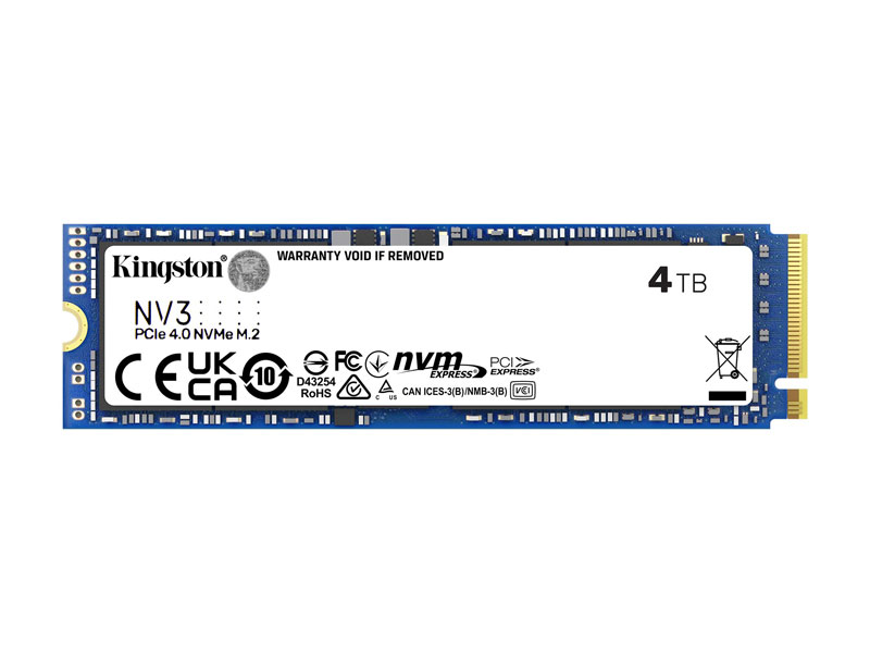 Ổ cứng SSD Kingston NV3 4000GB PCIe Gen4 M.2 SNV3S/4000G