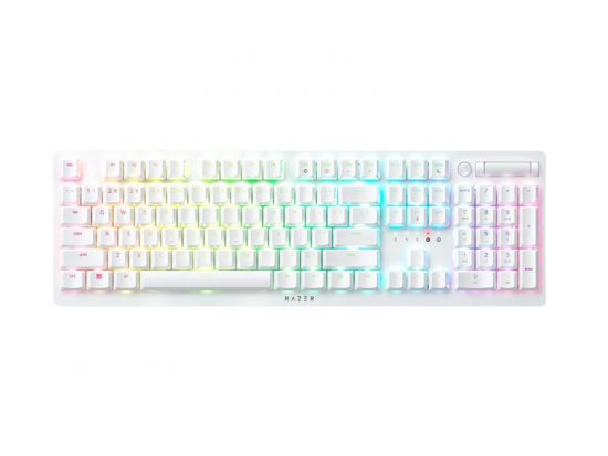 Bàn phím gaming Razer DeathStalker V2 Pro White Edition Clicky Purple Switch (RZ03-04363500-R3M1)