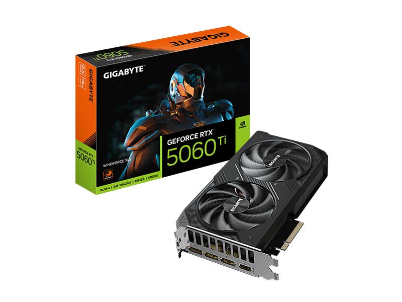 VGA Gigabyte GeForce RTX 5060 Ti Windforce 16G (GV-N506TWF2-16GD)