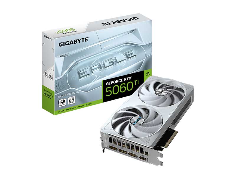 VGA Gigabyte GeForce RTX 5060 Ti EAGLE OC ICE 8G (GV-N506TEAGLEOC ICE-8GD)