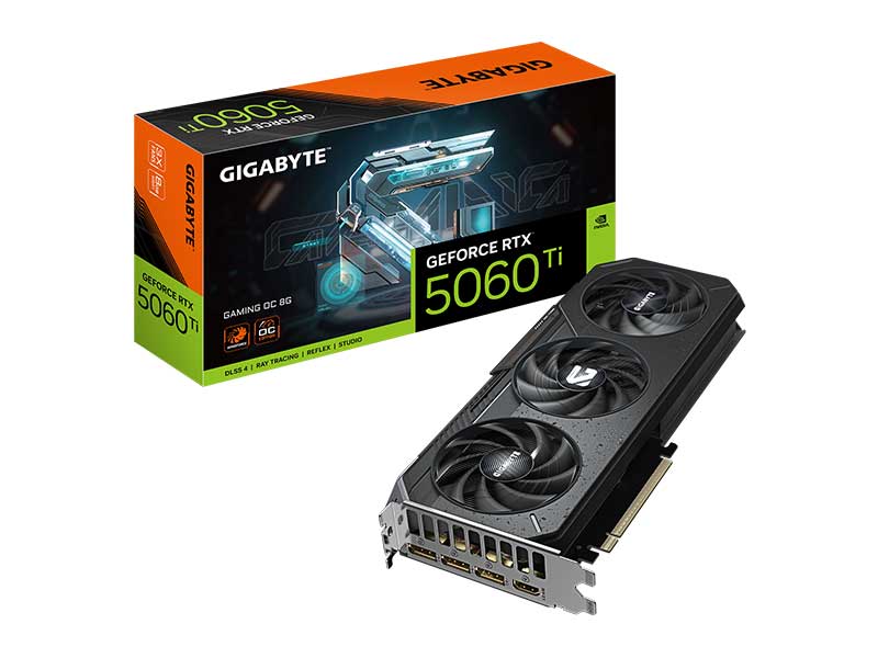 VGA Gigabyte GeForce RTX 5060 Ti GAMING OC 8G (GV-N506TGAMING OC-8GD)