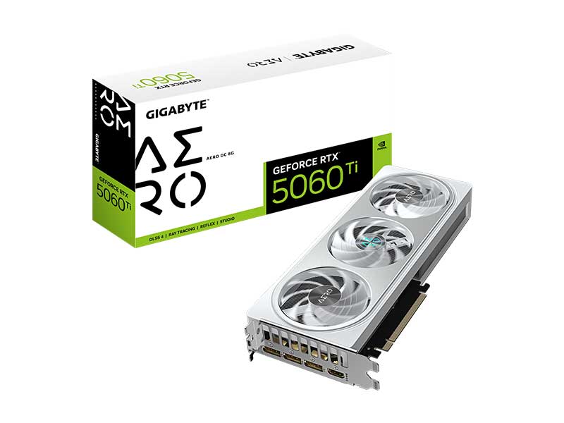 VGA Gigabyte GeForce RTX 5060 Ti AERO OC 8G (GV-N506TAERO OC-8GD)
