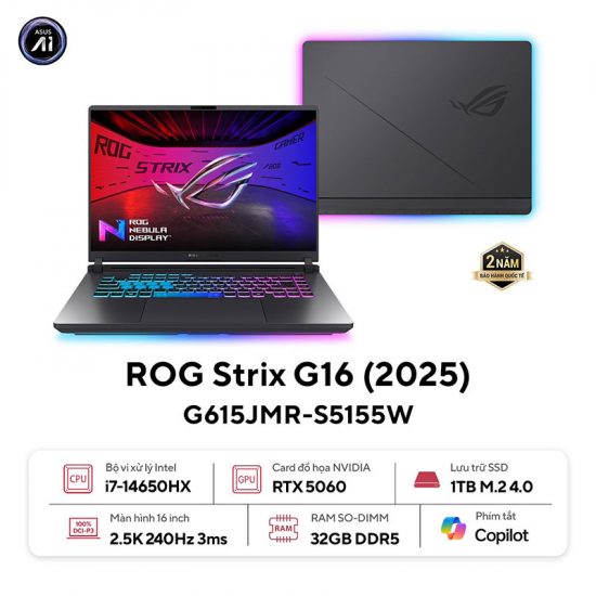Laptop ASUS ROG Strix G16 G615JMR-S5155W