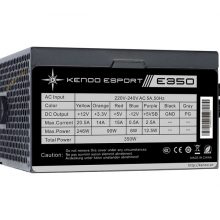 Nguồn máy tính KENOO ESPORT E350 350W Fan 12 - Màu Đen - Cáp dẹt