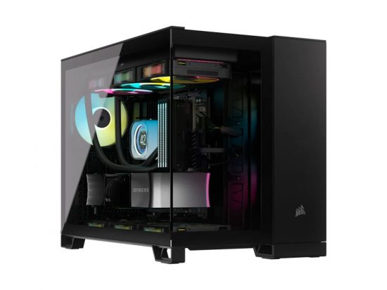 Vỏ case Corsair 2500X Tempered Glass Mid-Tower Black CC-9011265-WW