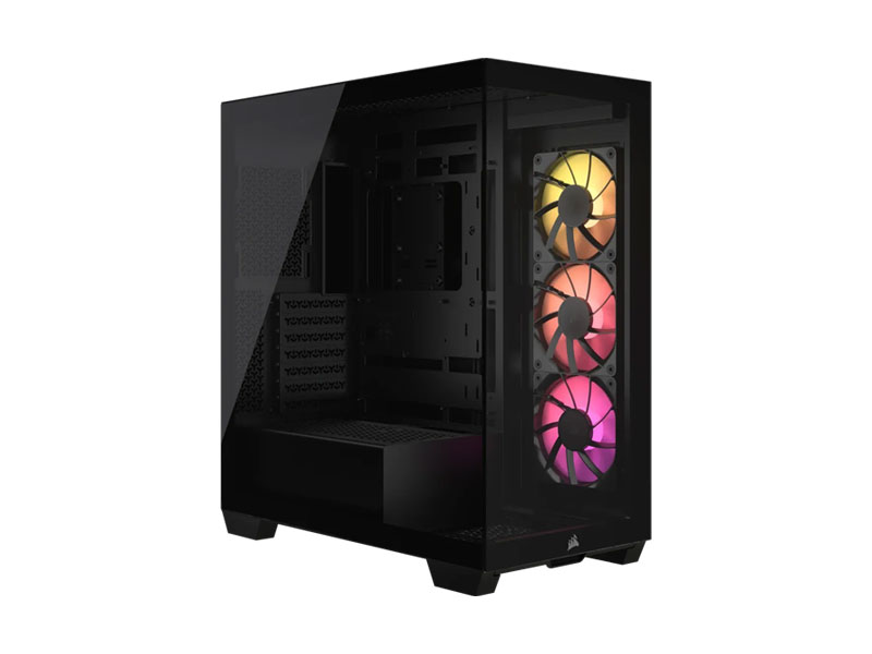 Vỏ case Corsair 3500X RGB Tempered Glass Mid-Tower Black CC-9011278-WW