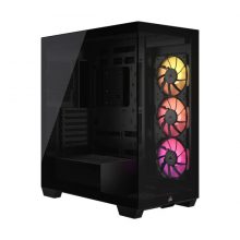 Vỏ case Corsair iCUE LINK 3500X RGB Tempered Glass Mid-Tower Black CC-9011280-WW