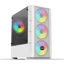 Vỏ case KENOO ESPORT G362 M-ATX Trắng