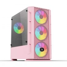 Vỏ case KENOO ESPORT G362 M-ATX Hồng