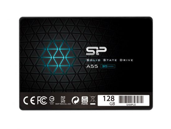Ổ cứng SSD Silicon A55 128GB 2.5inch Sata SP128GBSS3A55S25 (460-360MB/s)