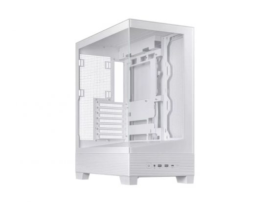 Vỏ case máy tính ASUS A31 Tempered Glass (Màu trắng)