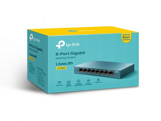 Switch TP-Link LS108G (8 Cổng 10/100/1000Mbps)