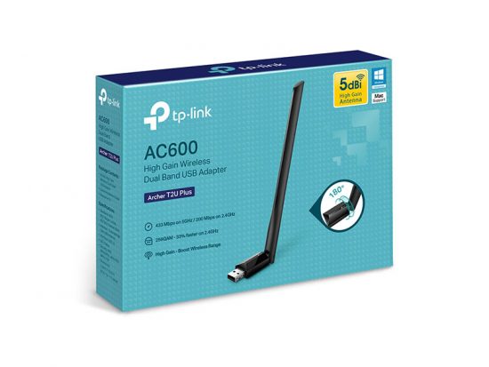 Card mạng không dây USB TP-Link Archer T2U Plus AC600