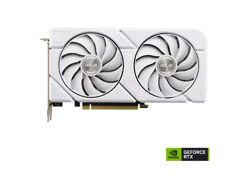 VGA ASUS Dual GeForce RTX 4070 EVO White 12GB GDDR6X (DUAL-RTX4070-12G-EVO-WHITE)