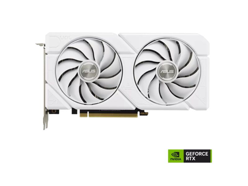 VGA ASUS Dual GeForce RTX 4070 SUPER EVO White 12GB GDDR6X (DUAL-RTX4070S-12G-EVO-WHITE)