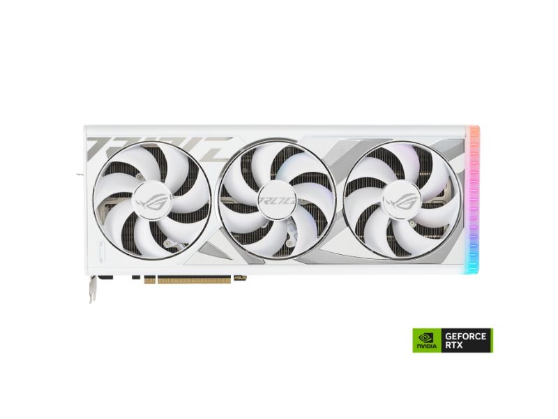 VGA ASUS ROG Strix GeForce RTX 4080 SUPER 16GB GDDR6X màu trắng (ROG-STRIX-RTX4080S-16G-WHITE)