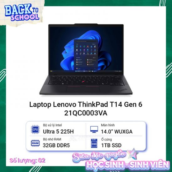 Laptop Lenovo ThinkPad T14 Gen 6 21QC0003VA