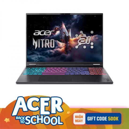 Laptop Acer Gaming Nitro 16 AI ProPanel AN16S-61-R5F4 NH.QXFSV.001