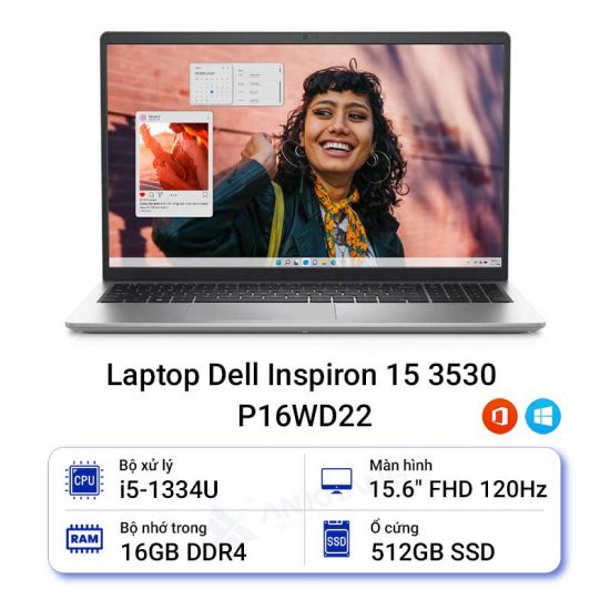 Laptop Dell Inspiron 15 3530 P16WD22