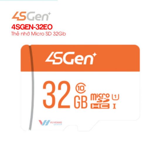 Thẻ nhớ Micro SD 32Gb 4SGEN-32EO