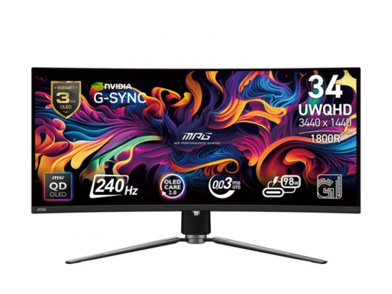 Màn hình cong MSI MPG 341CQPX QD-OLED 34inch UWQHD 240Hz