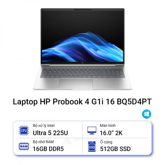 Laptop HP Probook 4 G1i 16 BQ5D4PT