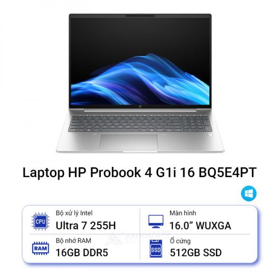 Laptop HP Probook 4 G1i 16 BQ5E4PT