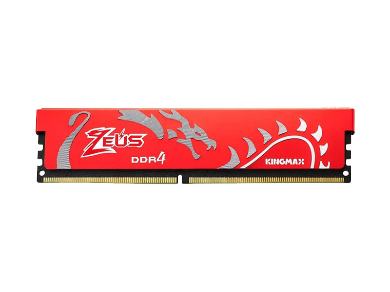 Ram PC Kingmax Zeus GLOG43F 8GB DDR4 3200MHz KMAXD48G3200HSR đỏ