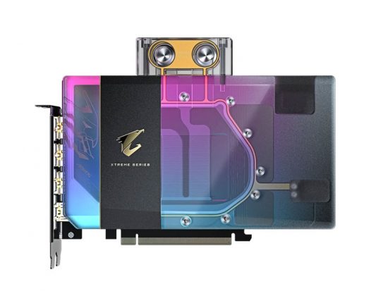 VGA Gigabyte AORUS GeForce RTX 5080 XTREME WATERFORCE WB 16G GV-N5080AORUSX WB-16GD