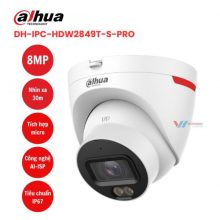 Camera DAHUA DH-IPC-HDW2849T-S-PRO 8MP có màu 24/7