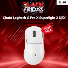 Chuột Gaming Logitech G Pro X Superlight 2 DEX Wireless Trắng (910-007367)