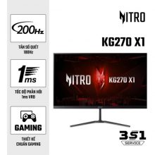 Màn hình gaming Acer Nitro KG270 X1 UM.HX0SV.101 (27 inch - FHD - IPS - 200Hz - 1ms - Loa)