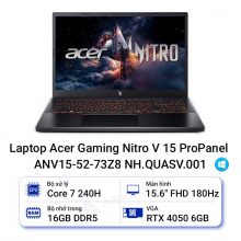 Laptop Acer Gaming Nitro V 15 ProPanel ANV15-52-73Z8 NH.QUASV.001
