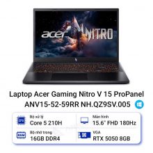 Laptop Acer Gaming Nitro V 15 ProPanel  ANV15-52-59RR NH.QZ9SV.005
