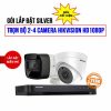 Trọn bộ 2 camera HIKVISION HD1080P cho shop (SILVER H42019-3)