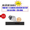 Trọn bộ 1-4 camera Hikvision HD720P cho Gia đình - Cửa Hàng (Gói Silver 2)