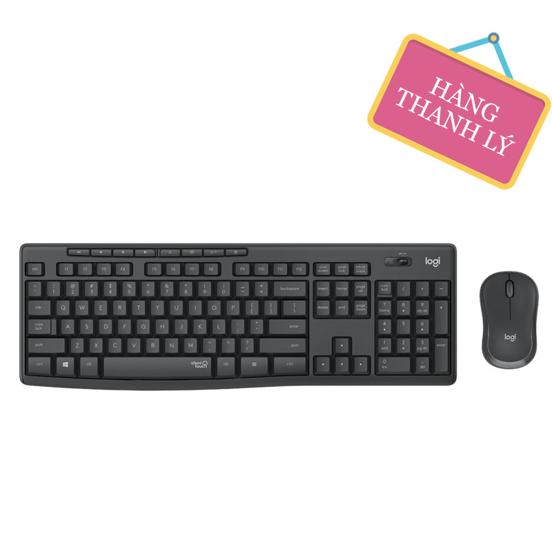 Bộ Bàn phím - Chuột không dây Logitech MK295 (Bản AK)