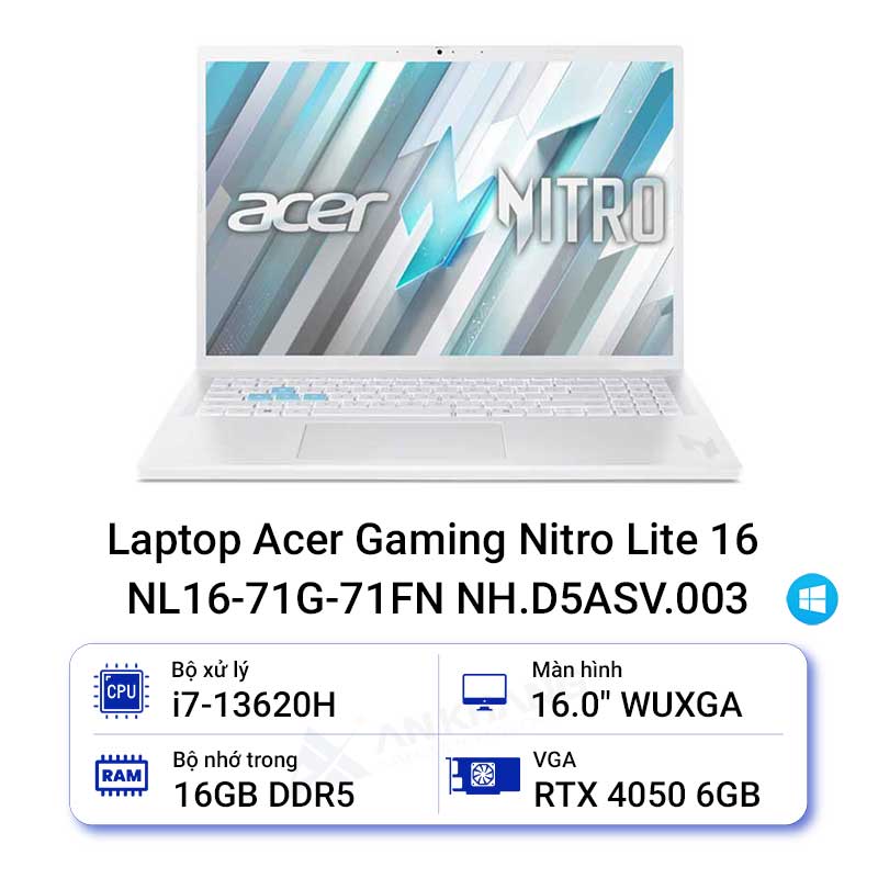 Laptop Acer Gaming Nitro Lite 16 NL16-71G-71FN NH.D5ASV.003