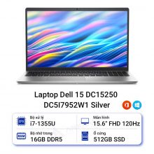 Laptop Dell 15 DC15250 DC5I7952W1 Silver