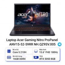 Laptop Acer Gaming Nitro ProPanel  ANV15-52-59RR NH.QZ9SV.005