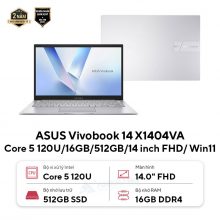 Laptop ASUS Vivobook 14 X1404VA (Core 5 120U/16GB/512GB/14.0 inch FHD/ Win11)