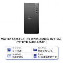 Máy tính để bàn Dell Pro Tower Essential QVT1260 QVT1260-14100-08512U