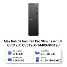 Máy tính để bàn Dell Pro Slim Essential QVS1260 QVS1260-14400-08512U