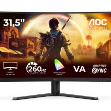 Màn hình cong gaming AOC C32G42ZE/74 (31.5 inch - FHD - VA - 260Hz - 0.3ms)