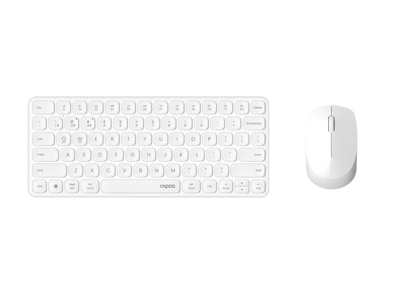Bộ bàn phím chuột không dây Rapoo 9010M Trắng
